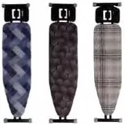 HAUSBERG Masă de călcat; suport de fier; blat din plasă metalică; husă 50% bumbac/50% poliester; burete 6 mm; 118 × 38 cm; preț/bucată