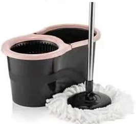 EMAY HOME / ZAMBAK PLASTIK Set de curățenie; plastic; găleată cu storcător 13/14 L; mâner telescopic/oțel; mop microfibră; preț/bucată