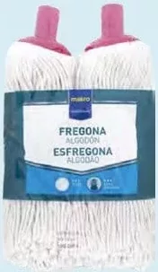METRO PROFESSIONAL Rezervă pentru mop; bumbac; 116/155/190/220 g; set 2 bucăți; preț/set începând cu