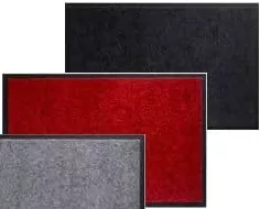 METRO PROFESSIONAL Covor intrare; diverse sortimente; 60 × 90 cm; roșu/negru; preț/bucată