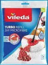 VILEDA Turbo Smart Rezervă teu; 2 în 1 microfibră; preț/bucată