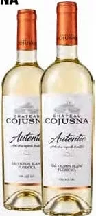CHATEAU COJUȘNA Sauvignon / Floricica, vin alb sec, 0,75 L, preț/sticlă