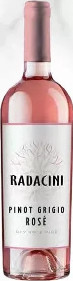 RĂDĂCINI Pinot Grigio, vin sec rose, 0,75 L, de la 2 sticle; preț/sticlă