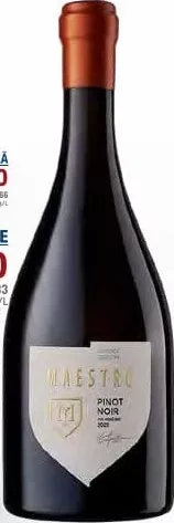MAESTRO Pinot Noir, vin sec rose, 0,75 L, de la 2 sticle; preț/sticlă