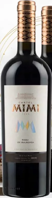 CASTEL MIMI Roșu de Bulboaca, vin sec roșu, 0,75 L, 1 sticlă; preț/sticlă