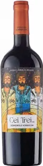 DOMENIILE VORNICENI Cei Trei, vin sec roșu, 0,75 L, preț/sticlă