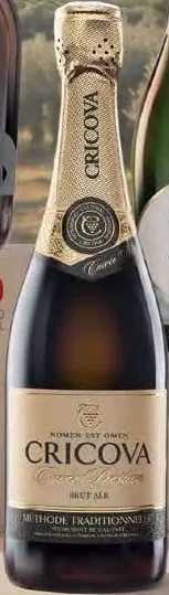 CRICOVA Cuvée Prestige, vin spumant alb brut, metoda tradițională