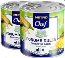 METRO Chef Porumb dulce conservat, 400 g, preț/bucată; la cumpărarea a 1–2 bucăți