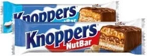 KNOPPERS Batonaș în ciocolată, diverse sortimente, 40 g, preț/bucată; de la 3 bucăți
