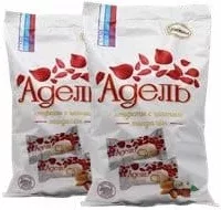 ADELI Bomboane cu migdale întregi, 500 g, preț/înfoliere; de la 2 bucăți