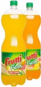 FRUTTI FRESH Băutură răcoritoare carbogazoasă, diverse sortimente, 2 L, preț/PET