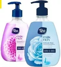 TEO Săpun lichid, diverse sortimente, 400 ml, preț/bucată