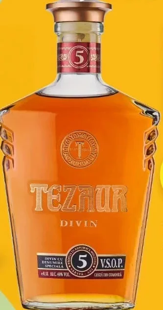Divin Tezaur Gold V.S.O.P., 5 ani, 500 ml