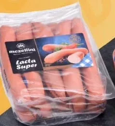 Crenvurști Lacta Super Mezellini, 1 kg