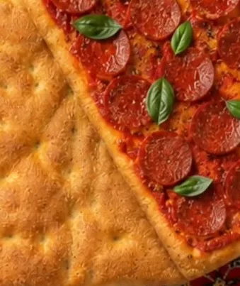 Focaccia Mediterranean pentru pizza, congelată, 320 g