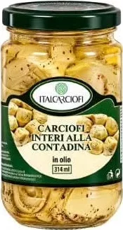Anghinare inimioare în ulei „Italcarciofi”, 314 g