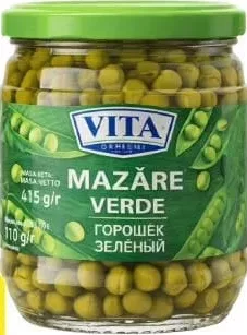 Mazăre verde „Vita”, 415 g
