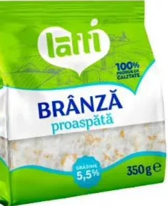 Brânză proaspătă 5% „Latti”, 350 g