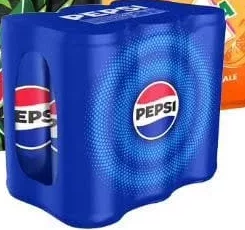 Băutură carbogazoasă în sortiment: Mountain Dew, Mirinda Orange, Pepsi, 0,33 L × 6 bucăți