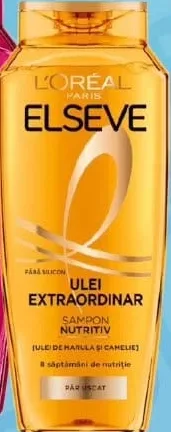 Șampon L’Oréal Paris Elseve în sortiment: Color Vive, Ulei Extraordinar nutritiv pentru păr uscat, 300/390/450 ml