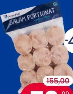 OCEAN FISH Merluciu (hec) salam porționat, ambalat în vid, congelat, 1 kg