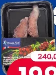 OCEAN FISH Caracatiță tentacule congelată, ambalată, 200 grame