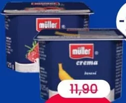 MULLER Iaurt cremă, sortiment variat, 125 gram