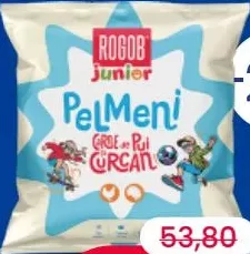 ROGOB Pelmeni Junior porc-curcan, congelați, 400 grame