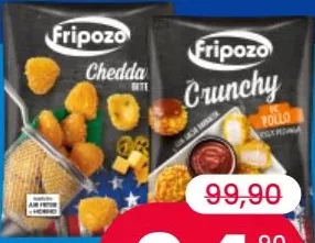 FRIPOZO Semifabricate congelate din carne de pui, nuggets cu sos BBQ, 300 grame