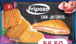 FRIPOZO San Jacobos Semifabricate congelate din șuncă și brânză în crustă de pesmeți, 320 grame