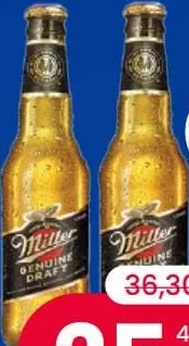 MILLER GENUINE DRAFT Bere blondă, sticlă 0,33 litri