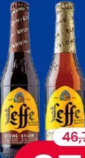 LEFFE Bere blondă/brună, sticlă 0,33 litri