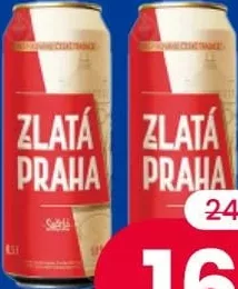 ZLATA PRAHA Bere blondă, C/M 0,5 litri
