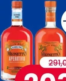 MIONETTO APERETIVO Aperitiv cu aromă de portocală, cu și fără alcool, 0,5 litri
