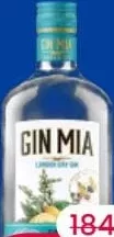 MIA Gin Dry, London, 0,7 litri