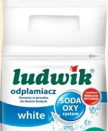 Ludwik White Soda Oxy System, praf pentru îndepărtarea petelor de pe rufe albe, 650 g