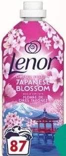 Lenor Japanese Blossom (JB), balsam de rufe, 1827 ml, 87 spălări