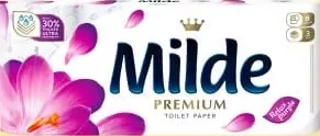Milde Premium, hârtie igienică, 3 straturi, 8 buc.
