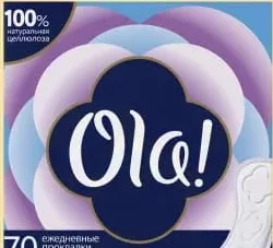 Absorbante zilnice OLA!, fără parfum, 70 buc.