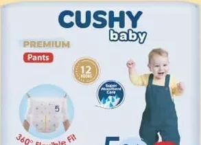 Scutece-chiloței pentru copii CUSHY Baby Premium Pants, mărimile 4/5/6/7