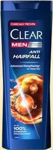 Șampon pentru bărbați CLEAR Men Anti Hairfall / Refreshing Grease Control, 360 ml