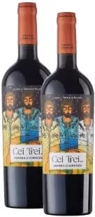 Vin roșu sec DOMENIILE VORNICENI Cei Trei, 0,75 L, 1 sticlă