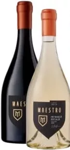 Vin roșu / alb sec MAESTRO Virtuoso Fetească Neagră & Rară Neagră / Fetească Regală, 0,75 L, 1 sticlă