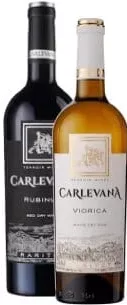 Vin roșu / alb sec CARLEVANA Rubinus / Viorica, 0,75 L, 1 sticlă