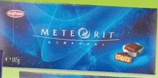 BUCURIA METEORIT bomboane în cutie, 185 g
