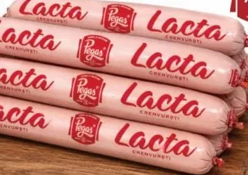 PEGAS LACTA crenvurști, 1 kg