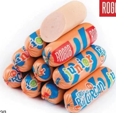 ROGOB JUNIOR crenvurști din carne de pui/curcan, 1 kg