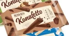 KONAFETTO 140 g rulouri de vafe, diverse sortimente