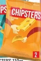 FLINT CHIPSTER’S 110 g chips, diverse sortimente