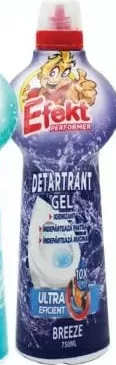 EFEKT 750 ml detartrant gel WC, diverse sortimente